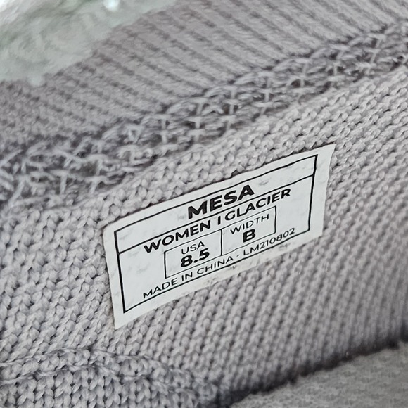 Lems Mesa Shoes Womens 8.5 Gray Glacier Lightweight Mesh Running Trail Sneakers - Picture 8 of 9